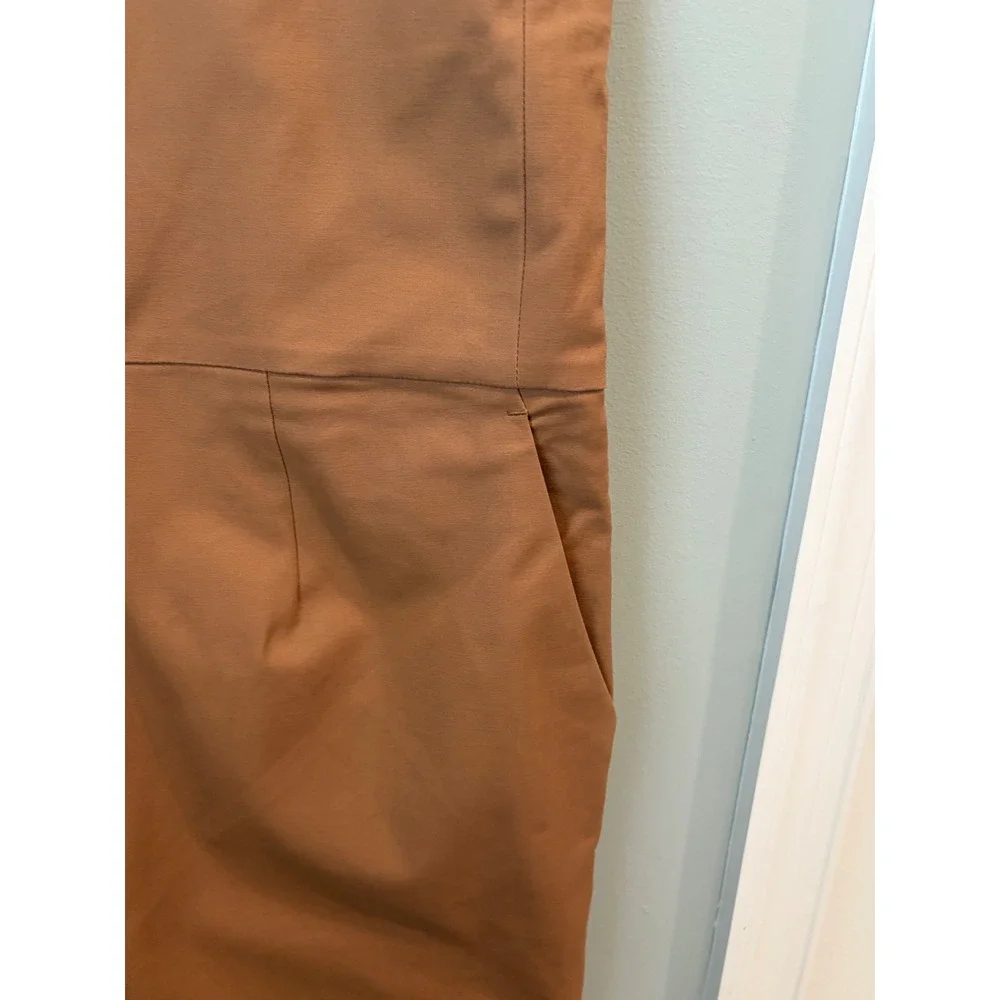 Everlane Italian GoWeave V-Neck Sleeveless Jumpsuit‎ Brown Size 8 NWT